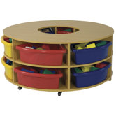 Two Piece Curved Low Storage Center