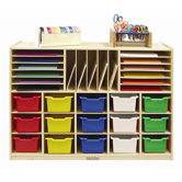 Multi Section Storage Cabinet