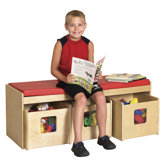 See & Store WoodClassroom Bench