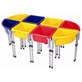 8 Station Sand and Water Center with Lids