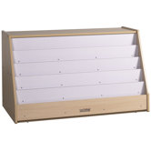 Mobile Book Display with  Storage Unit