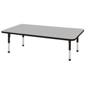 30" x 60" Rectangular Adjustable Activity Table