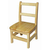 16" Hardwood Classroom Ladderback Chair