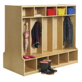 10 Section Double Sided Coat Locker