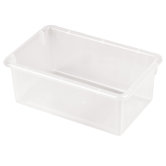 Stack and Store Tub in Transulcent White
