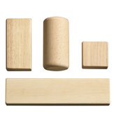 154 Pieces Hardwood Building Block