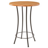 Bistro 40" Bar Table in Honey Pine