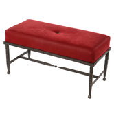 Forest Hill Faux Leather Bench