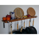 Track Rack Wall Pot Rack