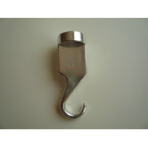 Track Rack Pan Hook in Aluminum