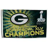 Green Bay Packers Super Bowl XLV Traditional Flag