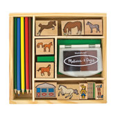 Horses Stamp Set Arts & Crafts Kit