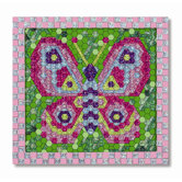 Butterfly Peel and Press Sticker by Number