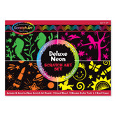 Deluxe Neon Scratch Art Set