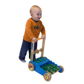 Chomp and Clack Alligator Wooden Push Toy