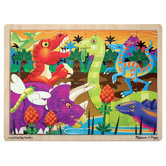 Prehistoric Sunset Wooden Jigsaw Puzzle