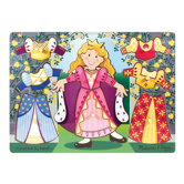 Princess Dress-Up Mix N' Match Peg Puzzle