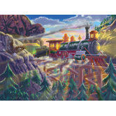 Eagle Canyon Railway Cardboard Jigsaw Puzzle