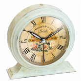 Boutique De Fleur Metal Alarm Clock