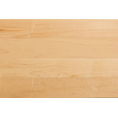 Solid 4" Maple Plank in Natural
