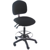 Mid-Back Tall Industrial Office Chair with Adjustable Seat Angle