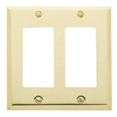 Classic Square Bevel Design Double GFCI Switch Plate