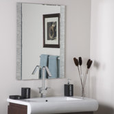 Frameless Molten Wall Mirror