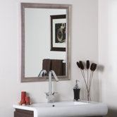 Modern Silverstone Distressed Mirror