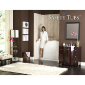GelCoat 52" x 30" Soaking Bath Tub