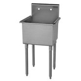 42" x 21" Single Bowl Scullery Sink