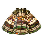 Tiffany Victorian Edwardian Fan Light Shade