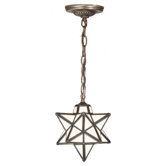 Moravian Star 1 Light Mini Pendant
