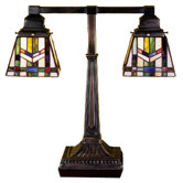 Prairie Southwest Wheat Two Arm Desk Lamp