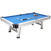 Extera 8' Outdoor Pool Table with Playing Equipment