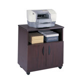 Mobile Machine Stand in Mahogany