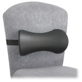 Memory Foam Backrest in Black