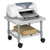 Wire Under Desk Machine Stand in Grey
