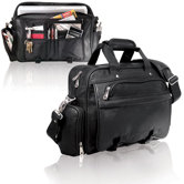 Business Messenger Briefcase in Black