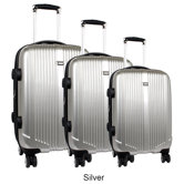 Concord 3 Piece Polycarbonate Expandable Spinner Luggage Set