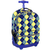 Sunshine Double Pocket Rolling Backpack