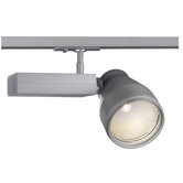 Q-Tech Spot Light with 1 Phase Adapter in Silver Grey