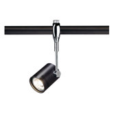 Bima I Lamp Head for Easytec II Track in Chrome/ Black