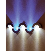 Half Pipe LED Flush Wall Light