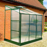 BIO-Star Polycarbonate Lean-To Greenhouse