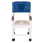 Standard Deluxe Small Adult Shower Chair with Optional Accessories