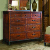 Rustic Lodge Distressed Dresser