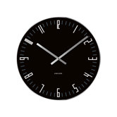 40cm Wanduhr "Slim Index" in Schwarz