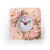 Floral Table Clock