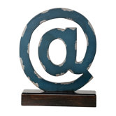 "@" Design Table Top Decor