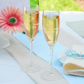Beach Wedding Toasting Flutes